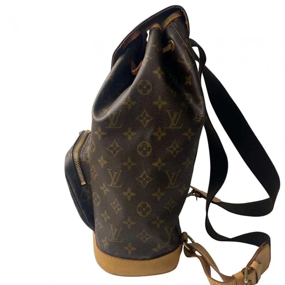 LOUIS VUITTON Authentic Brown Monogram Backpack - Picture 3 of 16